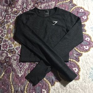 Gymshark seamless long sleeve crop top